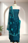 Silk Churidar Material with Beads Work
