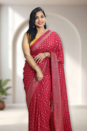 Semi Chiffon Saree – Printed
