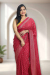 Semi Chiffon Saree – Printed
