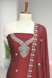 Silk Churidar Material