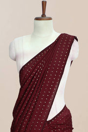 Fancy Vichithra Saree – Golden Glitter Full Body Work