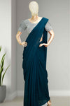 Fancy Vichitra Saree – Stone Work Elegance