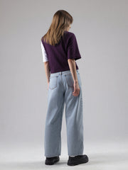 Loopknit Crop Short Top with Pocket Design