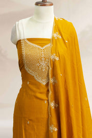 Sequin Elegance Silk Churidar Material