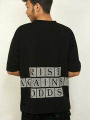 Rise Against Odds Printed Lycra T-Shirt - Just ₹200!