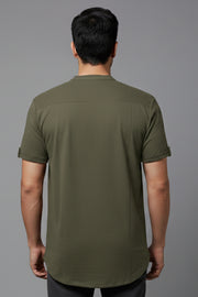 HOG & FOG Chinese Collar T-Shirt