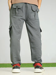 HOG & FOG Ultimate Comfort: Men's Cargo Jogger, Premium Stitching in Popcorn Fabric - Just 559/- [ CARGO JOGGER ]