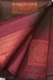 Palla Silk Saree with Golden Body & Emboss Work