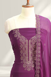 Golden Aura Georgette Churidar Material