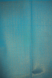 Semi Silk Saree – Brocade Work & Geometric Motif