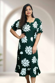 Cotton Night Dress – Printed Comfort Wear