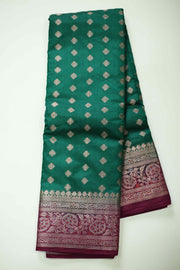 Banarasi Silk Saree – Golden Work with Border