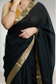 Cotton Silk Fancy Saree with Blouse