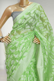 Cotton Silk Saree with Silver Thread Work