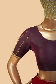 Ready-Made Cotton Silk Blouse – Elegant & Stylish