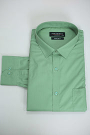 Pan America Solid Long Sleeves Formal Shirt