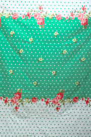 Floral PolyCotton Bedsheet with Pillow Cover