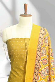 Silk Churidar Material Butta Work