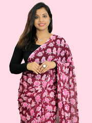 Georgette Garden Saree