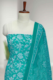 Floral Cotton Churidar Material