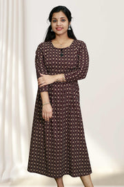 Printed Rayon Feeding Top