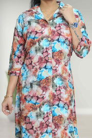 Crape Co-Ord Set – Floral Print