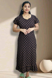 Cotton Night Dress – Free Size