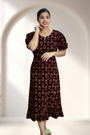 Cotton Night Dress – Free Size