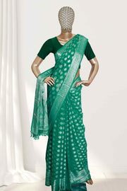 Banarasi Silk Saree – Dew Drop Elegance