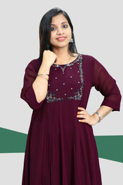Elegant Flared Georgette Top