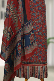 Cotton Churidar Material with Kalamkari Print