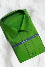 Half Sleeve Silk Formal Shirt