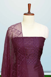 Silk Churidar Material Set