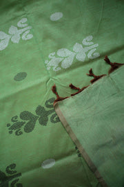 Poly Cotton Saree – Body Print Work