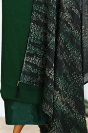 Silk Churidar Material-Lace Work