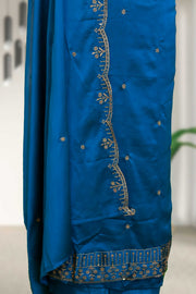 Georgette Churidar Material – Elegant Embroidery with Sequins