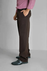 Krosswood Men’s Formal Baggy Trousers – Plain Design