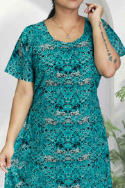 Frock Night Dress – Dual Print Charm