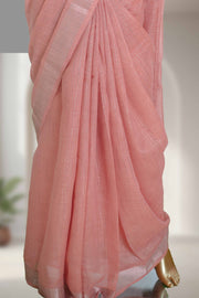 Varanasi Linen Saree with Tassels
