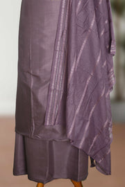 Silk Churidar Material – Golden Thread Work