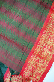 Soft Silk Saree with Golden Border