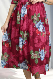 Printed Chiffon Feeding Top