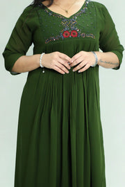 Flared Top – Beads, Thread & Sequins Work