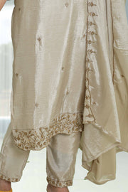 Silk Churidar with Stone Work