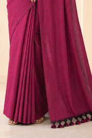 Kalamkari Tassel Malcotton Saree