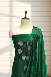 Silk Churidar Material