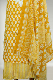 Cotton Churidar Material – Floral Embroidery Thread