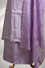 Silk Churidar Material – Golden Thread Work with Sequins