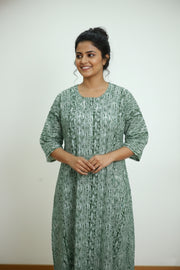 Cotton Mix Nighty – Yoke Design