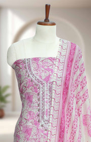 Embellished Unstitched Churidar Material